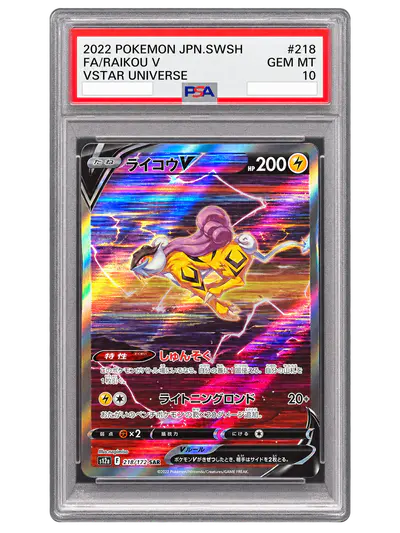 Raikou V 218/172 SAR VSTAR Universe Japanisch PSA 10